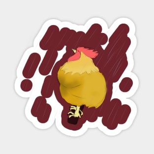 Rooster in the Rain: A Song of Resistance Sticker